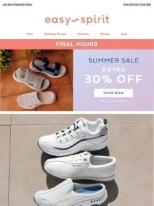 FINAL HOURS | Extra 30% Off Summer Sale