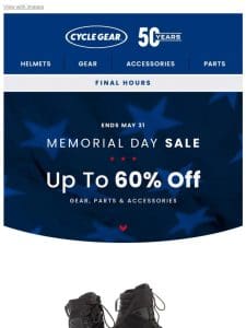 ? FINAL HOURS Of The Memorial Day Sale