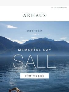 FINAL HOURS: The Memorial Day Sale ?
