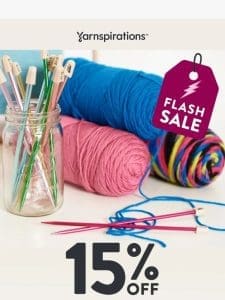 ?FLASH SALE: 15% Off Sitewide