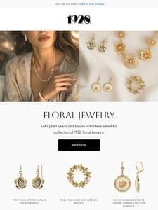FLORAL JEWELRY — SHOP NOW