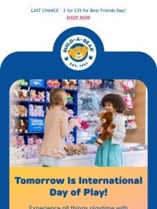 FREE Bear for the First 11 Guests in Stores Tomorrow， 11 June