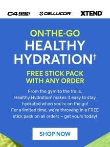 FREE Healthy Hydration†