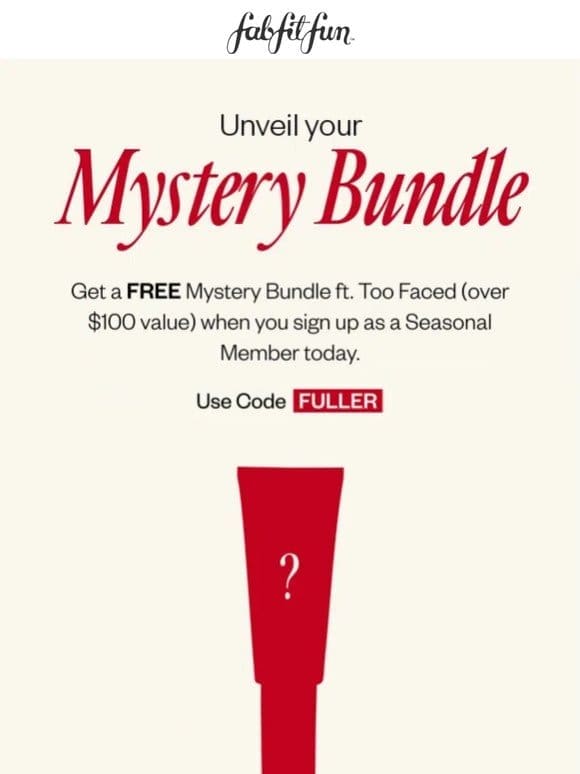 FREE Mystery Bundle ft. Too Faced Now! ✨