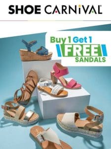 FREE is the best price   Shop BOGO Free sandals