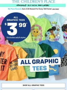 FRI-YAY Deal: $3.99 graphic tees!!!