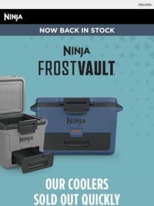 FROSTVAULT™ IS BACK—just in time for Father’s Day.