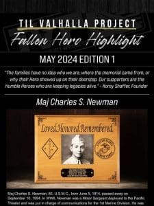 Fallen Hero Newsletter | The Heroes You Helped Honor