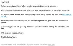 Father’s Day Emails:   or   ?