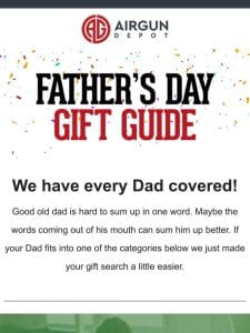 ?Father’s Day Gift Guide?