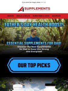 Father’s Day Health Boost!
