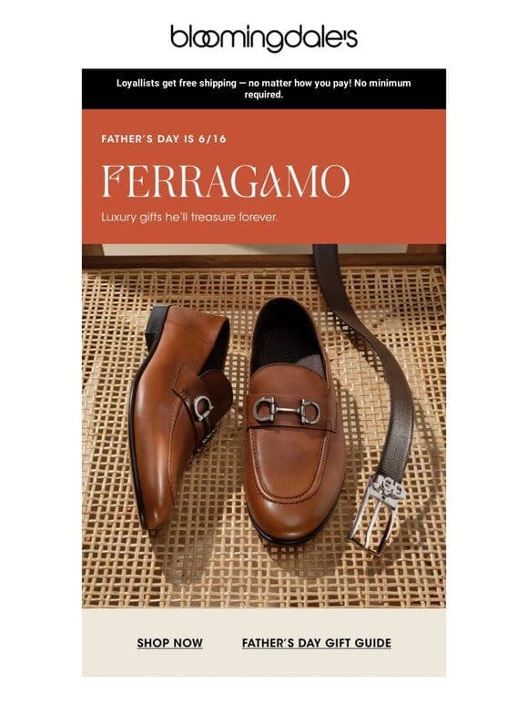 Father’s Day gifts from Ferragamo