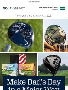 Father’s Day gifts meet the national open