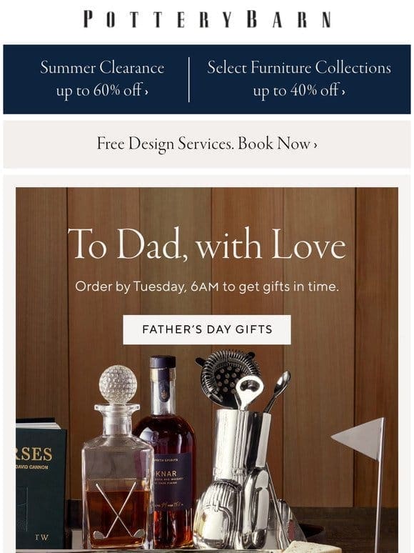 Father’s Day is Sunday， June 16