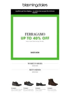 Ferragamo: Up to 40% off