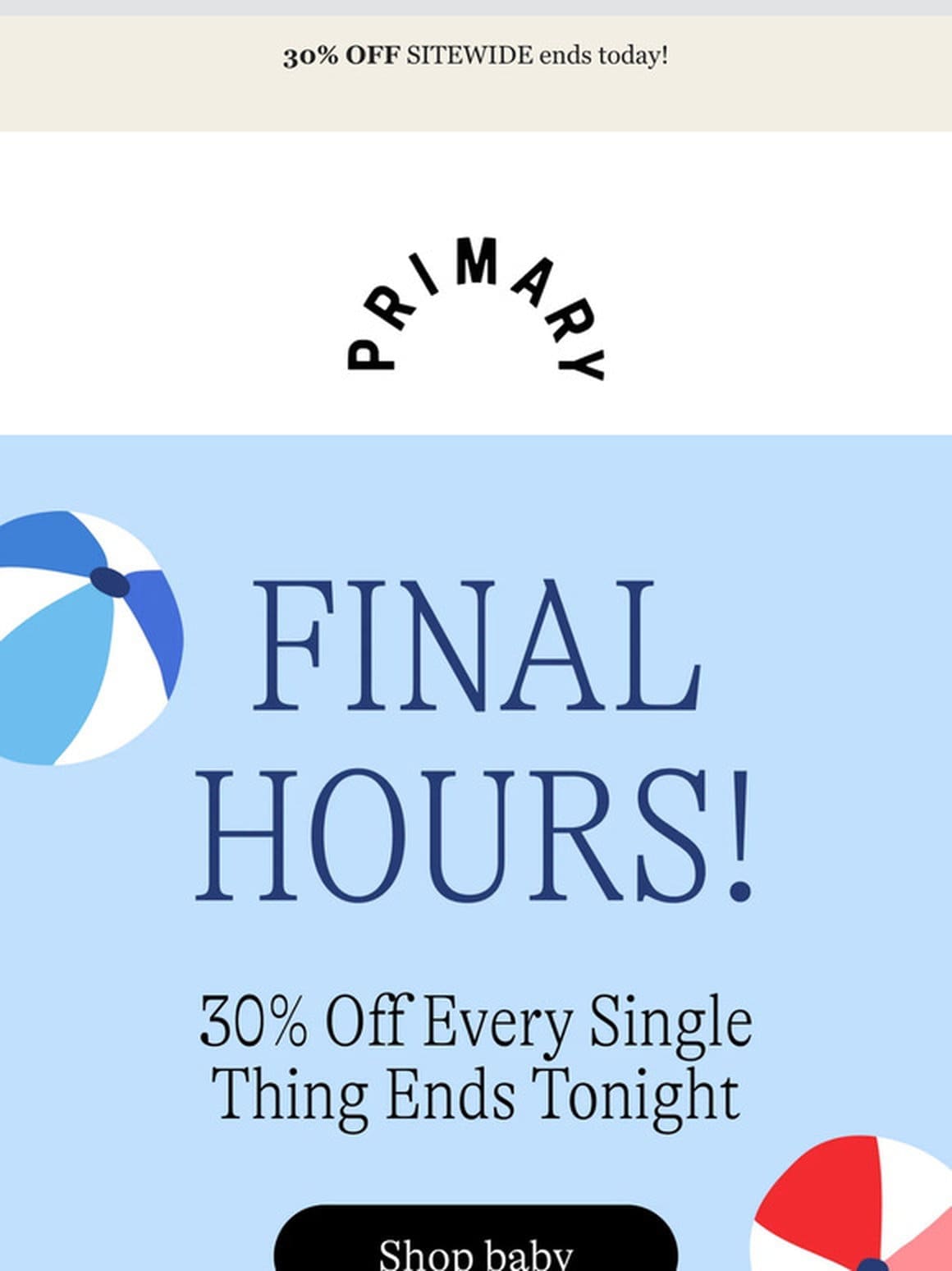 Final Call ⌛ 30% OFF Everything ⌛