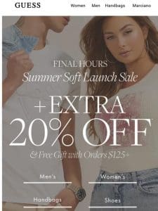 Final Hours: Summer Soft Launch Sale