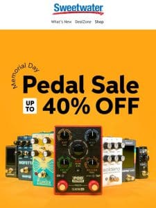 Final Hours: Up to 40% Off Memorial Day Pedal Deals!