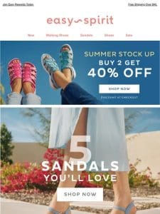 Final Hours to Get 40% OFF Summer Sandals You’ll LOVE