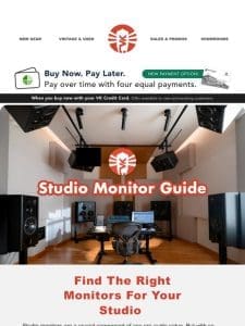 Finding The Right Studio Monitors