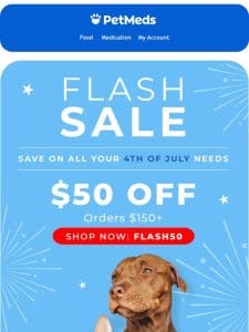 Flash Sale: $50 Off – Shop Now!