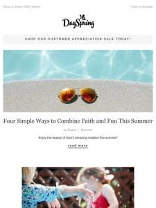 Four Simple Ways to Combine Faith & Fun This Summer