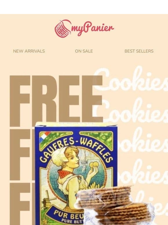 Free Authentic European Waffle Cookies ✨