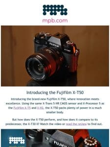 Fujifilm X-T50: Introducing the Brand-new Camera