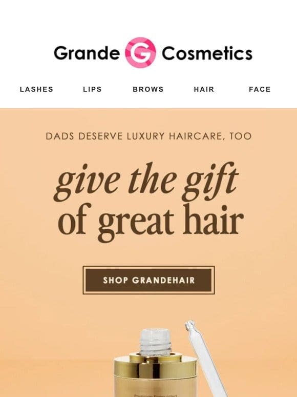 GIFT DAD A GREAT HAIR DAY ?