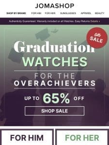 ? GRADUATION SALE: FOR YOU ?