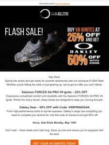 Gear Up for Summer: FLASH Sale on Salomon & Oakley – Ends Soon!