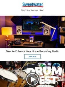 Gear to Enhance Your Home Recording Studio