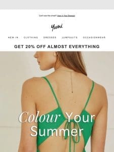 Get 20% Off Almost Everything