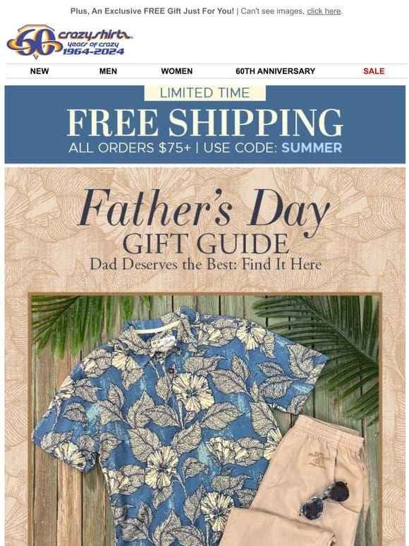 Get Dads Gifts   In Time With Sitewide FREE Shipping