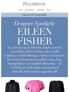 Get To Know: Eileen Fisher