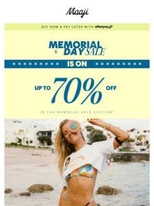 ? Get Up to 70% OFF Your Summer Faves!