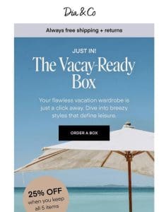 Get Vacay-Ready with June’s Style Box!