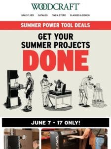 Get Your Summer Projects DONE