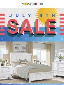 Get fully furnished with fab 4th of July savings!