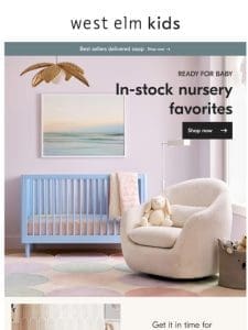 Get it in time: In-stock nursery