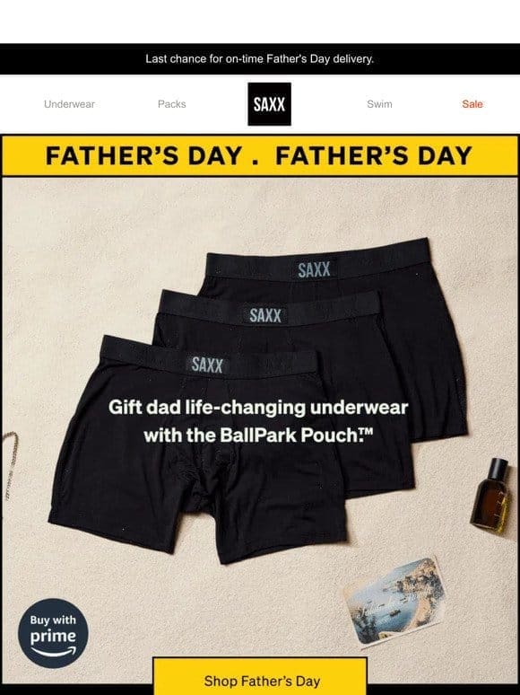 Get on-time Father’s Day delivery