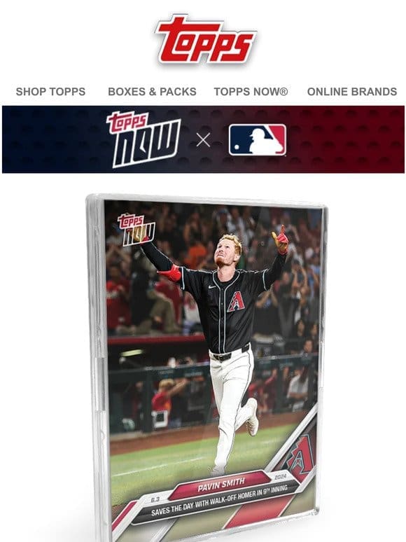 Get the newest MLB & UFC Topps NOW®!