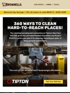 Get unmatched access with Tipton’s Vise 360!