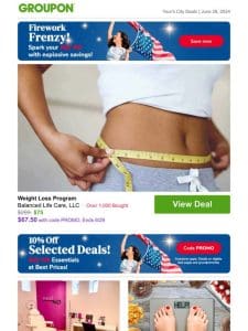 Get up to 10% off! Weight Loss Program