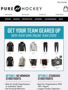 Getting Your Team Outfitted In Custom Team Gear Is Easier Than Ever With Our Online Team Stores