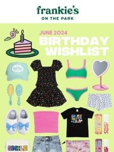Gifts for June Birthday Girls!