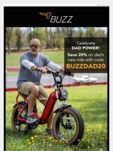 Give DAD the POWER! – 20% off