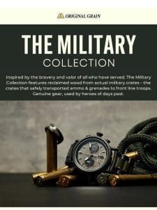 Giving back to Veterans through this collection: