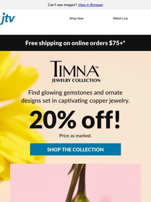Glowing styles from the Timna Jewelry Collection.