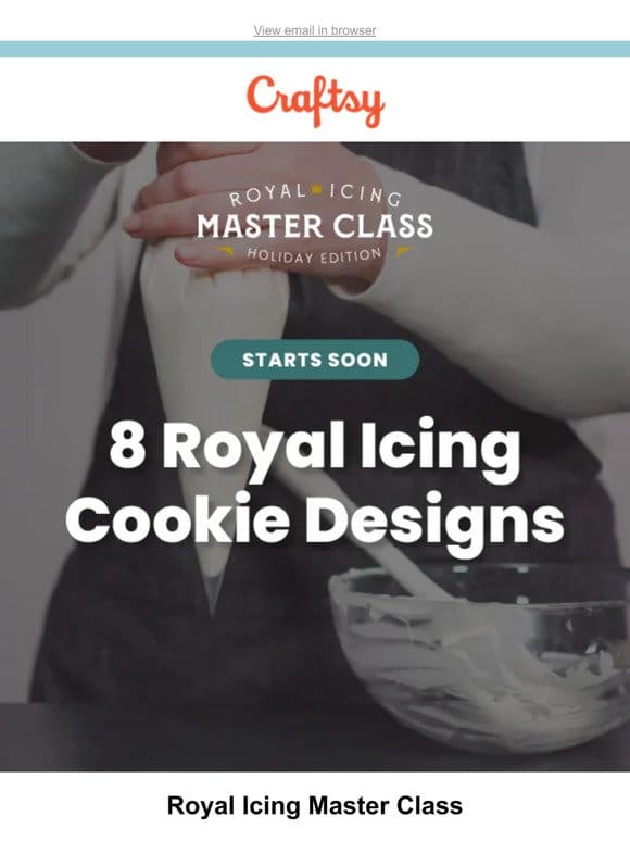 Going LIVE: Royal Icing Master Class